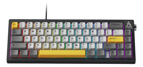 Teclado Mecânico Ajazz Ak650 Cold Crow Cross Rgb Wired