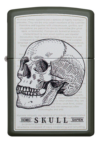 Imagen 2 de 10 de Encendedor Zippo Lighter Skull Design