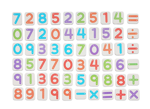 Numeros Imantados Imanes Didácticos Plan Z 60piezas