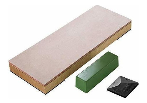 Sharpal 204n Cuero Strop 8  X 3  Kit Con 2 Oz. Compuesto De