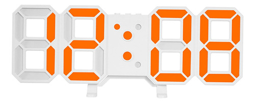 Reloj Electrónico Reloj Digital 3d Digital Para Naranja