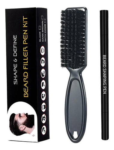 Pluma De Relleno De Barba 2 En 1 A Prueba De Sudor Rellena