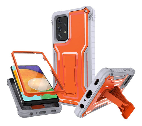 Funda Cuerpo Completo Para Samsung Galaxy A52 (naranja)