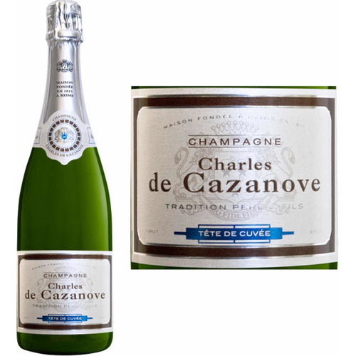 Champagne Frances Charles De Cazanove Estuche Madera