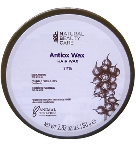 Antiox Wax 80 Gr. Cera Elástica Para El Cabello Telaraña Nbc