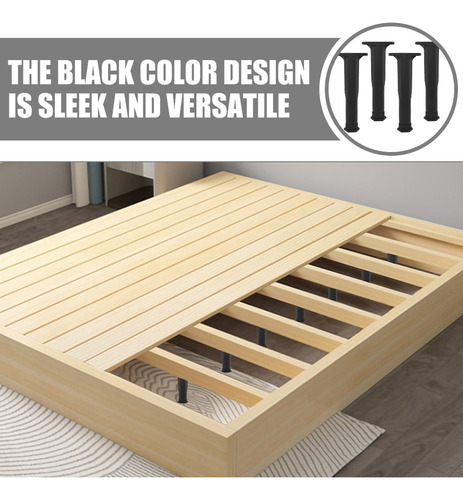 Base De Cama, Patas De Soporte Para Armazón De Cama, 4 Unida