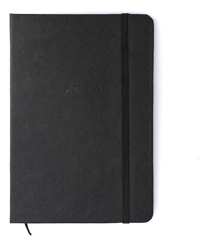 Agenda Planner 2024 Cicero Semanal Anotações 14 X 21cm Cor da capa Clássica/Preta