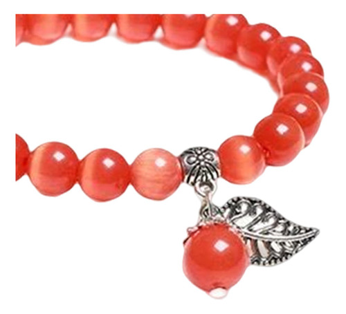 5 Lujosa Pulsera De Piedras Con Cuentas De Cristal 5 Piezas
