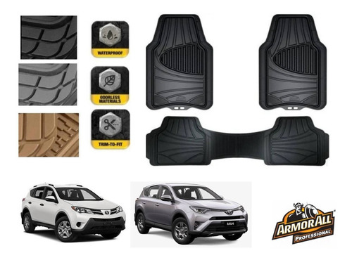 Tapetes Uso Rudo Toyota Rav4 2013 A 2018 Armor All Original