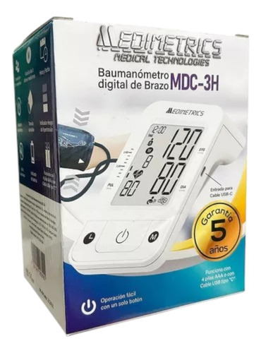Baumanómetro Monitor Digital Automático De Brazo Usb Mdc-3h