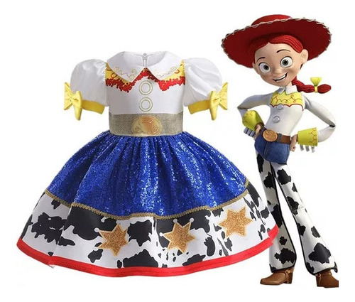 Q Vestido De Princesa Jessie De Toy Story Para Niña Vestido