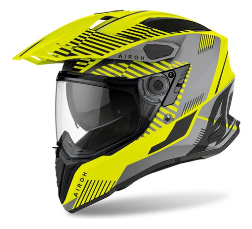 Capacete Airoh Commander Lime Ece 22 05 Urbano
