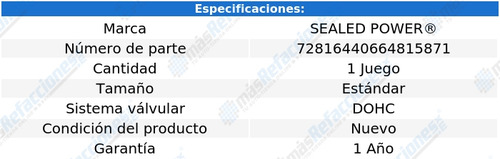 Bujes Árbol Levas Std Dodge Daytona L4 2.2l 92 Al 93 Sp