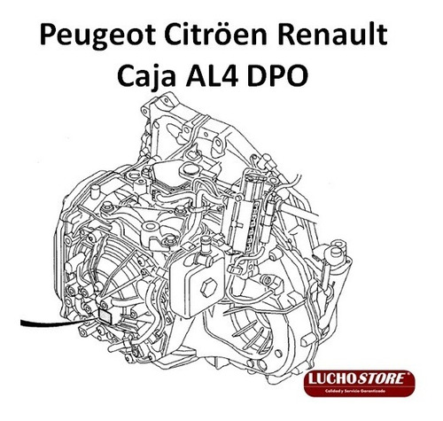 Imagen 1 de 1 de Peugeot Citroen Renault Caja Automática Al4 Dpo Transmision