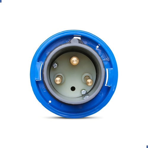 Plug Macho 2p+t 63a 220/240v 6h Azul Ip67 Brasikon Steck