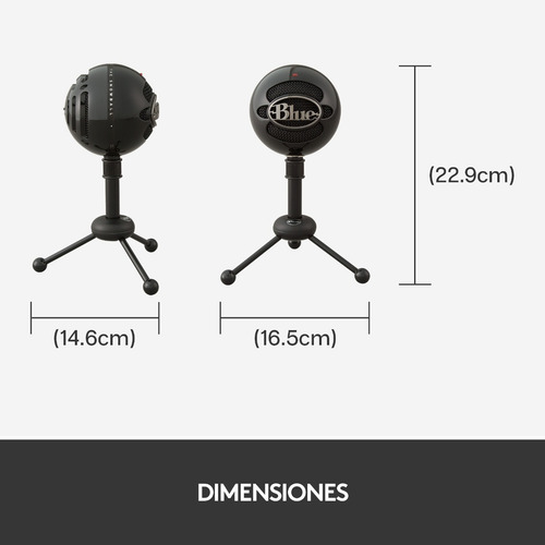 Micrófono Streaming Usb De Condensador Pc, Blue Snowball Ice