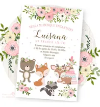 Comprar Kit Imprimible Animales Del Bosque Zorrito Cumpleaños Candy