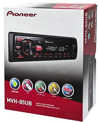 Imagen 3 de 4 de Reproductor Pioneer Usb Aux/in 3.5mm