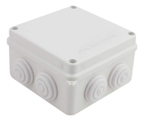 Caja De Paso 10x10x7 Plástico Nema Ip65 Interperie