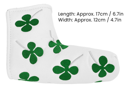 Funda Putter Cover Good Luck Four Leaf, Gruesa, Felpa, L