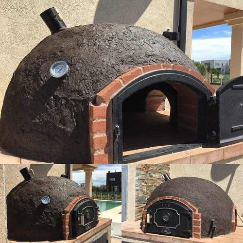 Fogonero Con Estructura Y Tapa De Apoyo Para Horno De Barro