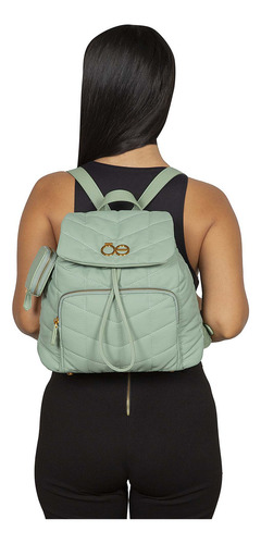 Bolsa Backpack Cloe Focili I Mediano Color Verde