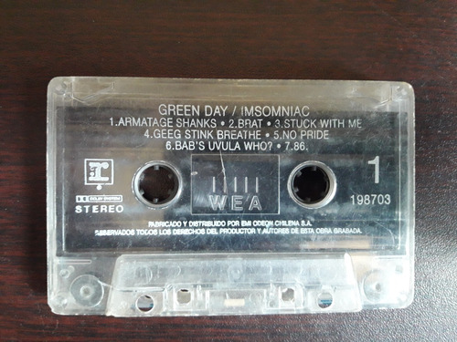 Green Day/ Imsomniac / Cassette