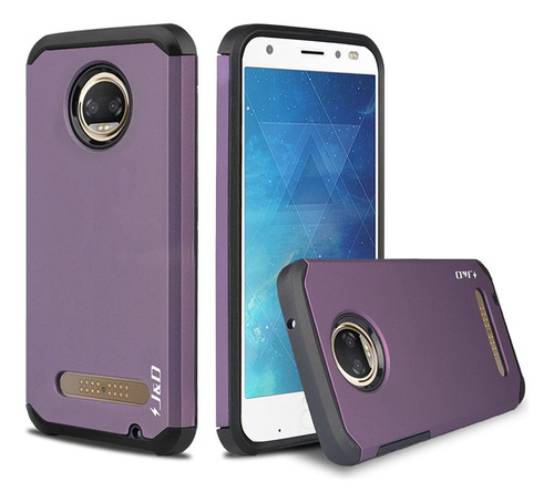 J&d - Funda Compatible Con Motorola Moto Z2 Force, Resistent