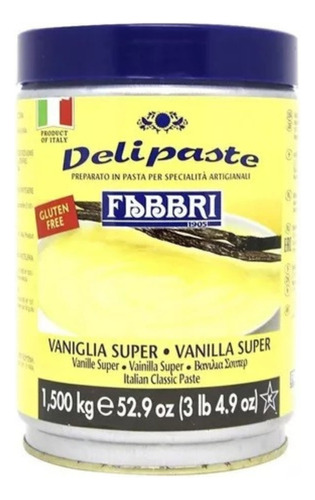 Delipaste Sabor Baunilha 1,50kg Fabbri