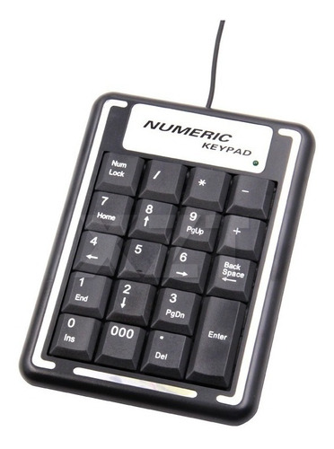 Teclado Numérico Usb Notebook Numeric Keypad Premium