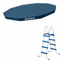 Comprar Cobertor 305 Cm. Para Pileta Intex + Escalera 91 Cm. Intex