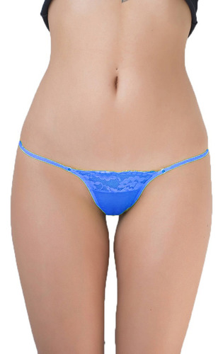 Tanga Colaless De Tul Y Puntilla Mordisco 03 - Xshop