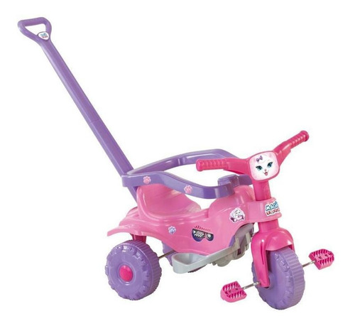 Triciclo Tico Tico Pets Rosa Motoca Infantil Magic Toys 2811