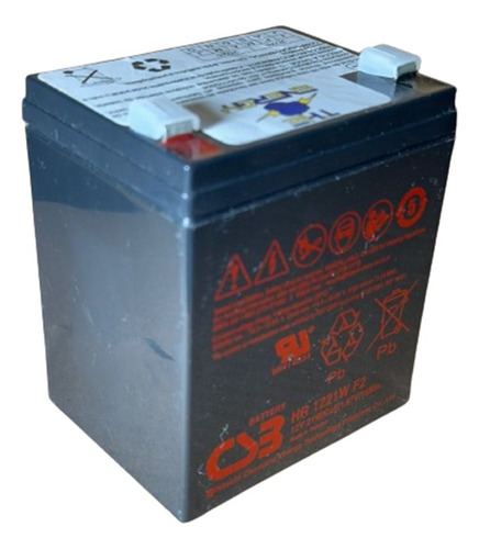 Kit2 Bat Csb Hr1221 12v 5ah Nobreak Sms Station Ii