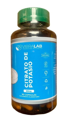 Citrato De Potasio 90cap Gluten Free 100% Natural. Agronewen