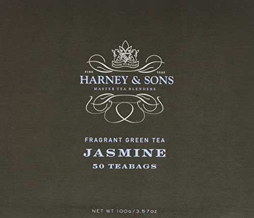 Harney & Sons Fine Teas Jazmín Fragante Té Verde - 50 Bolsit