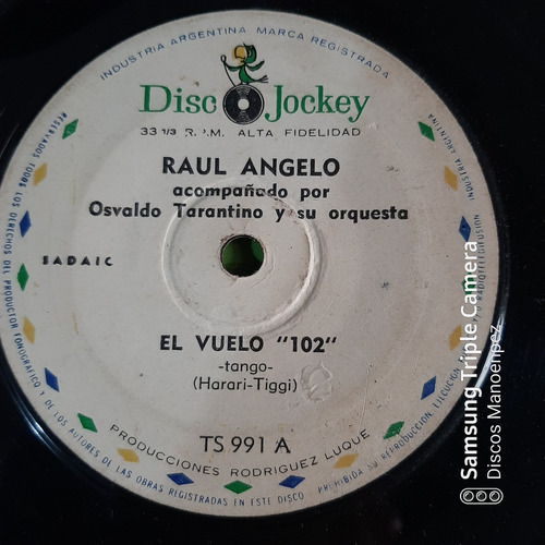 Simple Raul Angelo Osvaldo Tarantino Disc Jockey C15