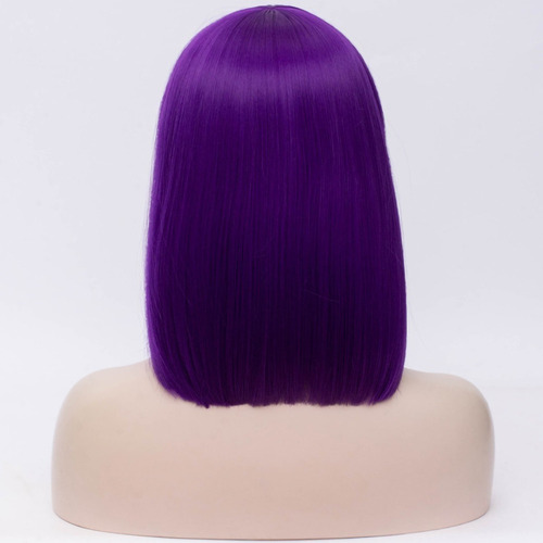 2025 Bob Peluca Cabello Lacio For Mujer Dama 14 Púrpura De