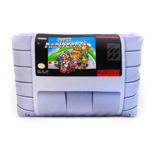 Imagen 1 de 4 de Cojín Super Nintendo Super Mario Kart 30x20cm Vudú Love
