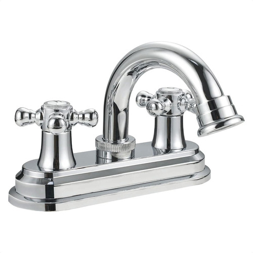 Llave Mezcladora Lavabo Baño Cromado Acero Inoxidable 4'