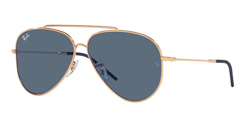 Lentes De Sol Aviator Reverse Rosegold L Ray-ban