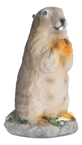 Figura De Marmota De Resina, Pequeños Adornos, Modelo Animal