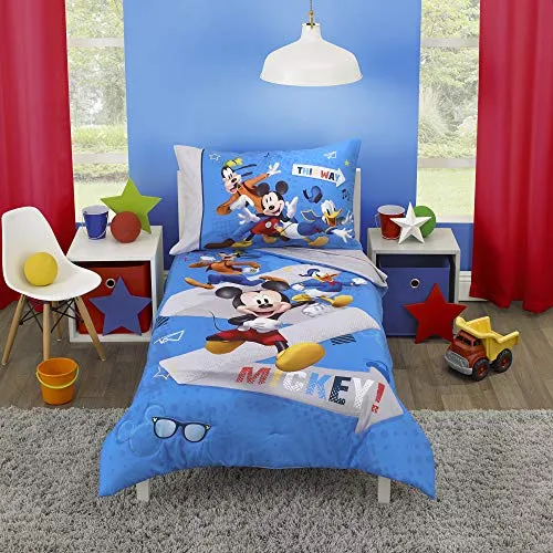 Juego De Ropa De Cama Cama Infantil De Mickey Mouse - I...