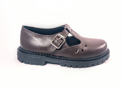 Guillermina Colegiales Zapatos Cuero Negro Marron 27 Al 38