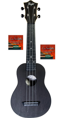 Ukelele Tus-35b + 2 Set Els-ukc Soprano Flight