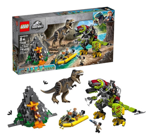 Lego Jurassic World Combate T.rex Vs Robo Dinossauro 75938