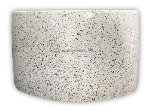 Imagen 3 de 3 de Maceta Cilindro Minimalista Interiorismo Base Circular