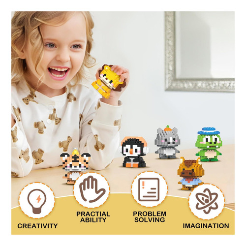 Lion Micro Building Bricks Kits, Lindo Lion Mini Building Y