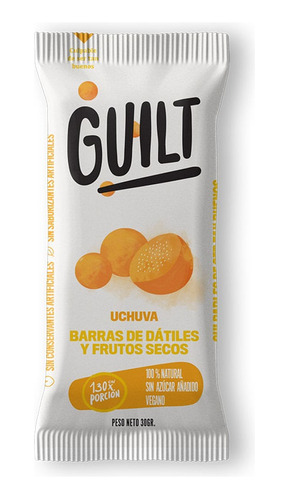 Barras Guilbarras Guilt Datiles Uchuva 6 X 30g