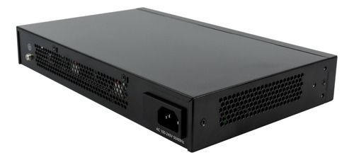 Switch Gigabit 24 Portas 10/100/1000 Gigabite Dc World Dc-10004 com Suporte para Rack
